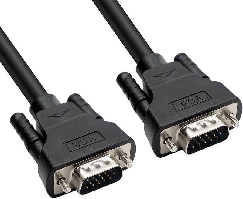 D-tech 5 Feet VGA to VGA Cable for Computer Monitor Projector 1080p High Resolution (1.5m) - Image 1